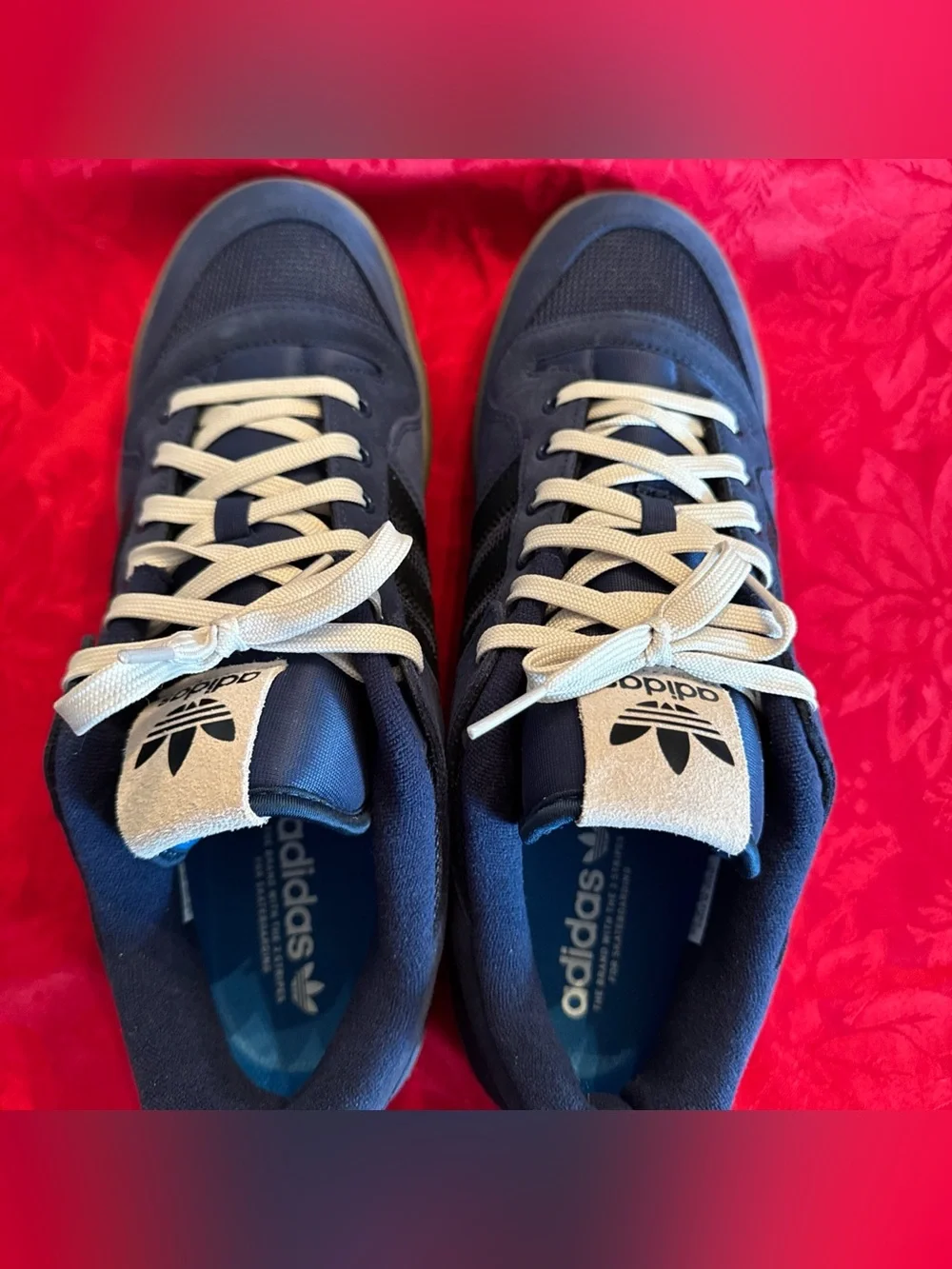 Adidas Originals Forum 84 Low Adv Collegiate Navy Gum Men Size 13 Style GX9755